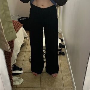 Black DL1961 Hepburn women’s  Wide-Leg jeans size 26